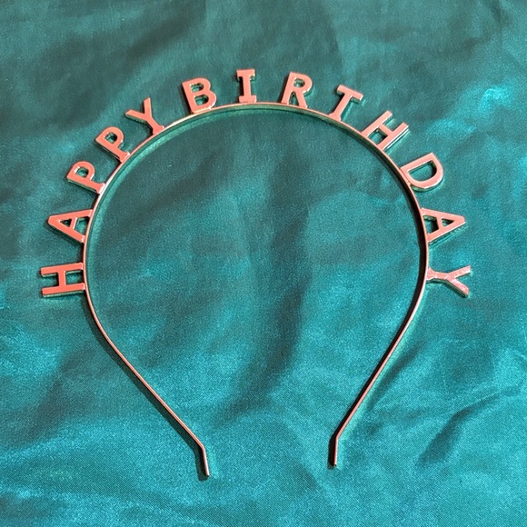 Gold Happy Birthday Headband. FREE with Bundle! - Picture 2 of 3